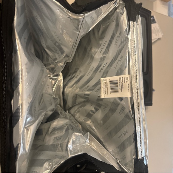 Titan 40-can Collapsible Cooler/ Gray With Two Drink Holder Tabletop - Picture 7 of 10